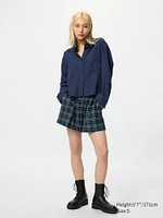 Flannel Checked Shorts