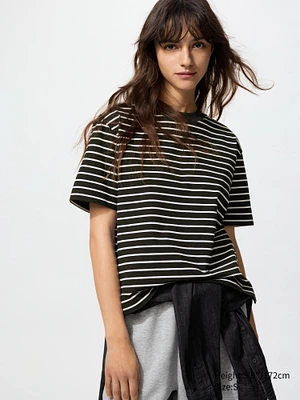 AIRism Cotton T-Shirt | Striped