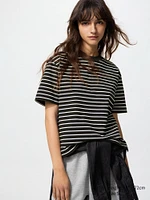 AIRism Cotton T-Shirt | Striped