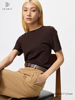 3D Knit Merino Sweater | Half Sleeve