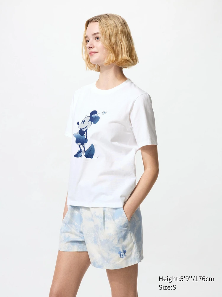 Disney in Blue Easy Shorts