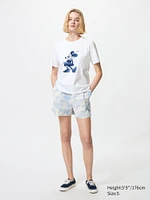Disney in Blue Easy Shorts