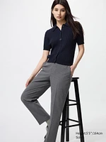 Smart Ankle Pants | Checked