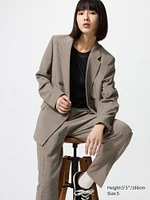 Smart Ankle Pants | Checked