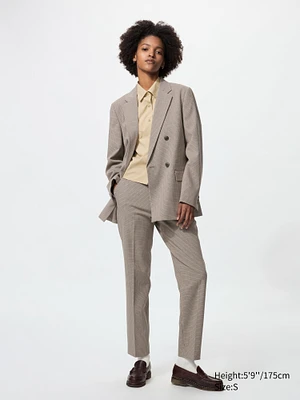 Smart Ankle Pants | Checked Tall