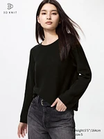 3D Knit Cotton Sweater