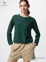 3D Knit Cotton Sweater