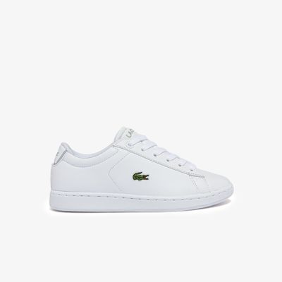 Lacoste Sneakers Carnaby Evo BL enfant en synthétique Taille Blanc
