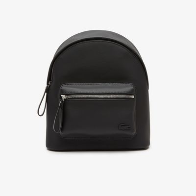 Sac à dos femme Lacoste avec grande poche sur le devant Taille Taille unique Noir