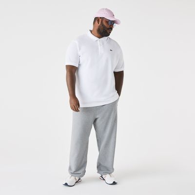 Polo homme Lacoste en petit piqué de coton uni