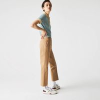 Lacoste Pantalon chino slim fit en coton stretch Taille Beige