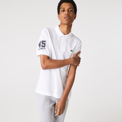 Polo Lacoste L.12.12 Club Med regular fit Taille Blanc