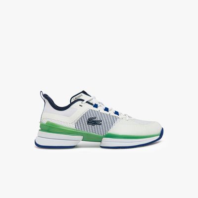Lacoste Chaussures de tennis AG-LT21 Ultra homme en tissu Taille Blanc/vert