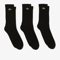Lot de 3 paires de chaussettes montantes Lacoste Sport unies Taille / Noir