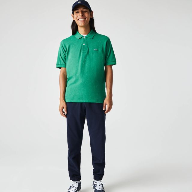 Lacoste Polo homme classic fit avec imprimé moucheté en piqué de coton Taille Vert
