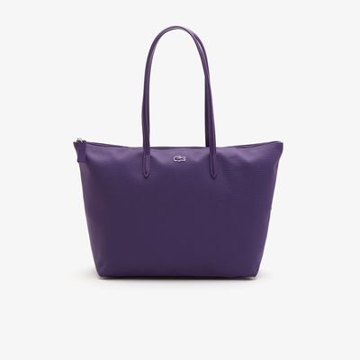 Lacoste Sac cabas zippé L.12.12 Concept uni Taille Taille unique Samui
