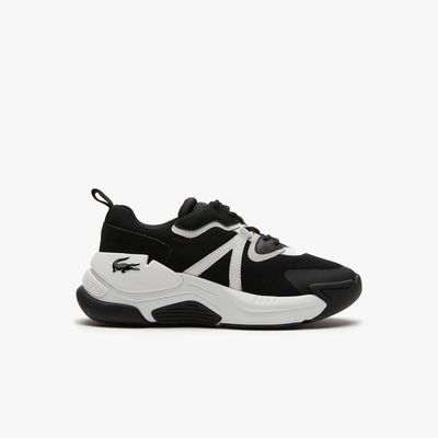 Sneakers LW2 Xtra femme Lacoste en cuir bicolores Taille Noir/blanc