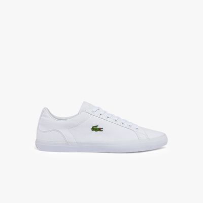 Lacoste Sneakers Lerond homme en toile Taille Blanc