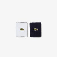 Bandeau de tennis unisexe réversible Lacoste Sport Taille Taille unique Blanc/bleu Marine