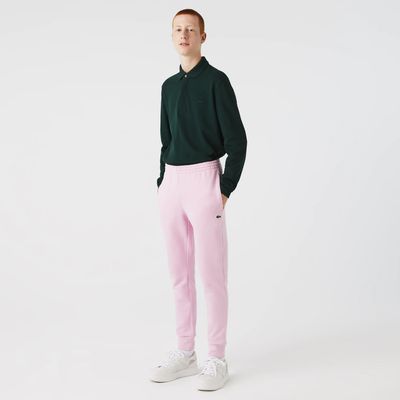 Lacoste Pantalon de survêtement homme en molleton de coton biologique Taille 6XL Rose