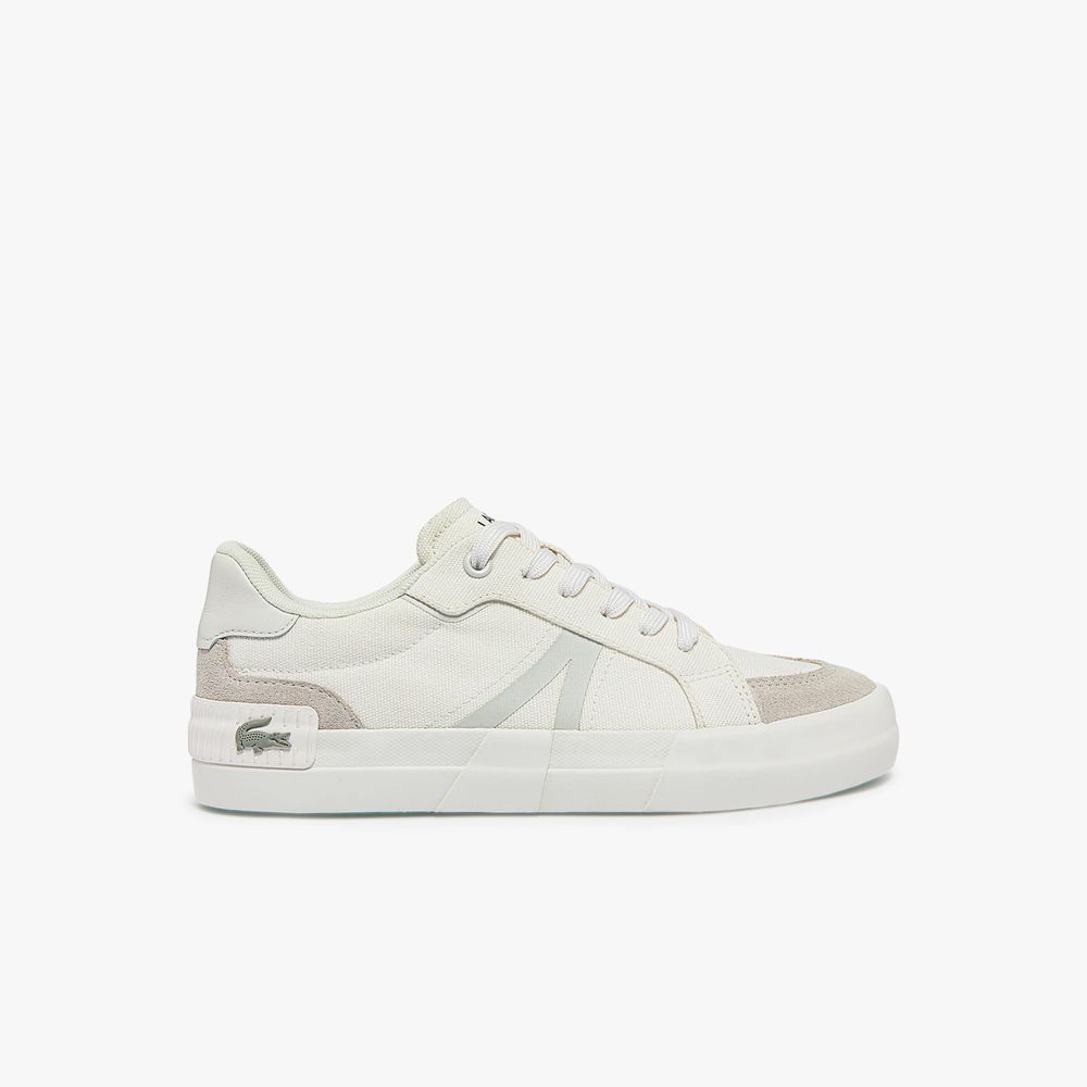 Lacoste Sneakers L004 femme en toile Taille Blanc