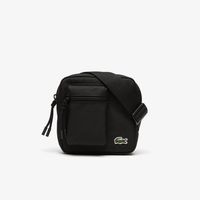 Sacoche zippée unisexe Lacoste avec bandoulière ajustable Taille Taille unique Noir