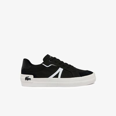 Lacoste Sneakers L004 homme en toile Taille Noir/blanc