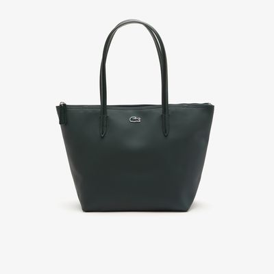 Lacoste Petit sac cabas zippé L.12.12 Concept uni Taille Taille unique Sinople