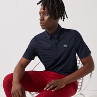 Polo Golf Lacoste Sport respirant texturé Taille Bleu Marine
