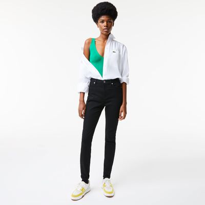 Lacoste Jean skinny en coton stretch Taille Noir