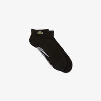 Chaussettes basses Lacoste Sport en coton imprimé crocodile Taille / Noir/gris Chin