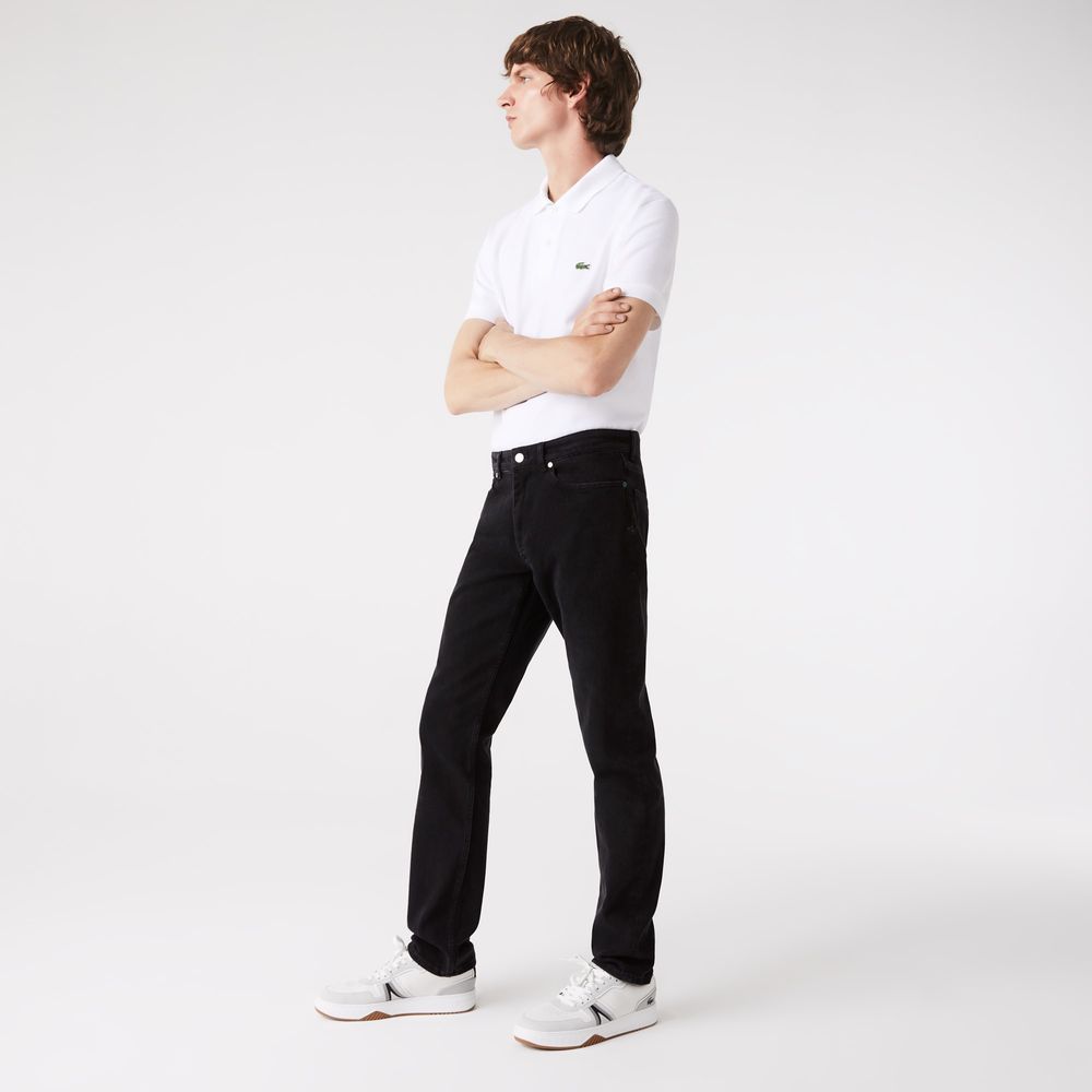 Lacoste Jean slim fit en denim de coton stretch Taille / Noir