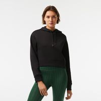 Sweatshirt à capuche femme Lacoste avec passe-pouce Taille Noir