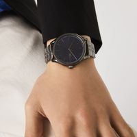 Montre homme 3 aiguilles Vienna en acier noir Lacoste Taille Taille unique Noir