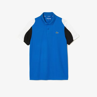 Polo homme Tennis Lacoste Sport regular fit piqué indémaillable Taille Bleu/blanc/noir