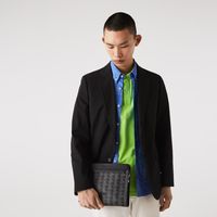Lacoste Trousse de toilette The Blend en toile imprimée monogramme Taille Taille unique Allover Monogram Noir Gri