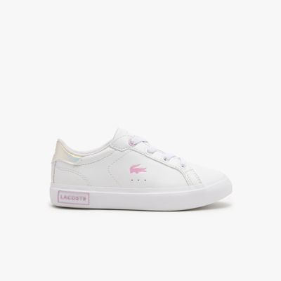 Sneakers Powercourt bébé Lacoste en synthétique Taille Blanc