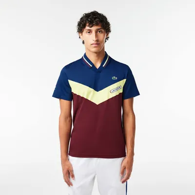 Polo com efeito sem costuras slim fit Lacoste Tennis x Daniil Medvedev