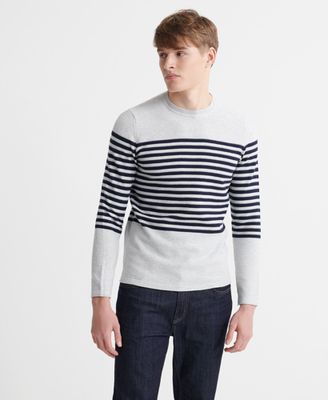 Superdry - Pull Edit Supima Breton Pulls pour Homme