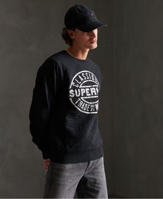 Superdry - Sweat Workwear matelassÃ© ras-du-cou militaire Sweats Ã  Capuche pour Homme