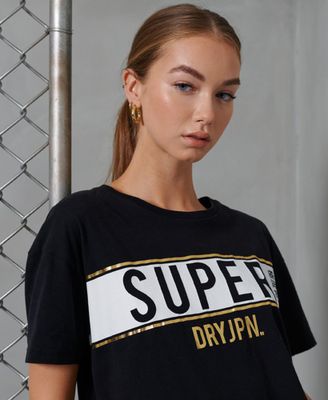 Superdry - T-shirt avec empiÃ¨cement T-shirts pour Femme