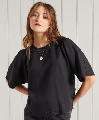 Superdry - T-shirt tissÃ© en tencel T-shirts pour Femme