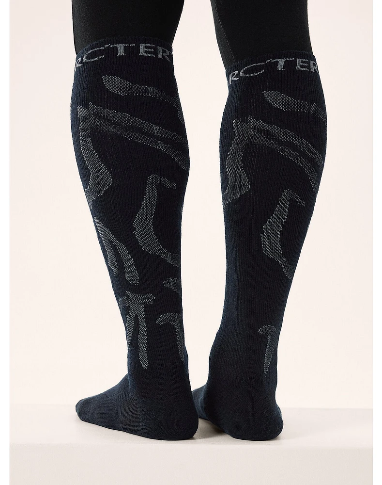 Merino Wool Grotto Ski Sock