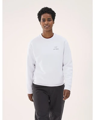 Emblem Fleece Crew Neck Pullover Women's