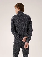 Rho LT Zip Neck Print Men's