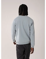 Emblem Fleece Crew Neck Pullover Men's
