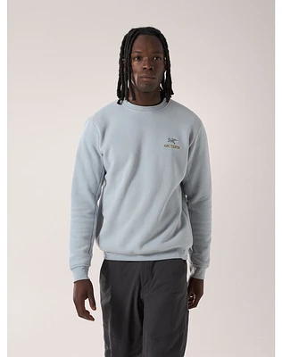 Emblem Fleece Crew Neck Pullover Men's