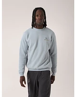 Emblem Fleece Crew Neck Pullover Men's