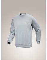 Emblem Fleece Crew Neck Pullover Men's