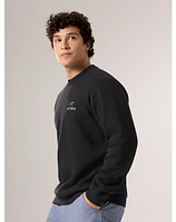 Emblem Fleece Crew Neck Pullover Men's